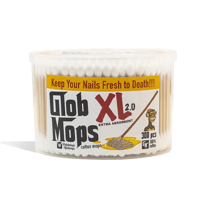 Glob Mops XL 2.0 bamboo cotton swabs in 300-count container